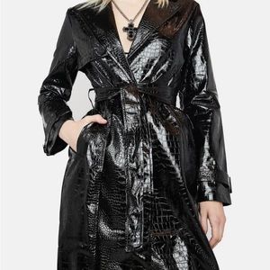 Vegan leather Trenchcoat